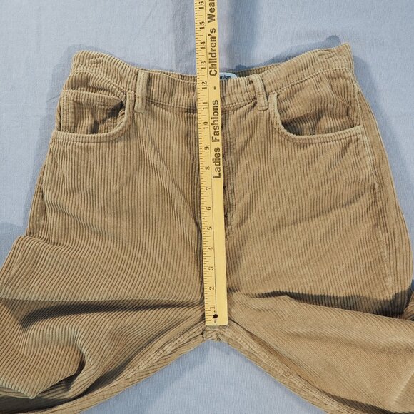 Reformation Corduroy Pants Womens 29 Tan Cynthia High Rise Button Fly Academia - Picture 7 of 12